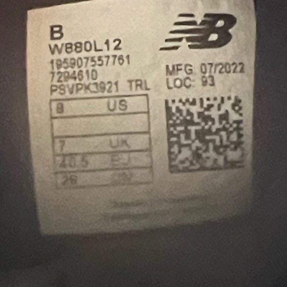 New Balance Women’s fresh foam x 880v12 running shoes Size 9B Purple NEW IN BOX - Picture 11 of 14